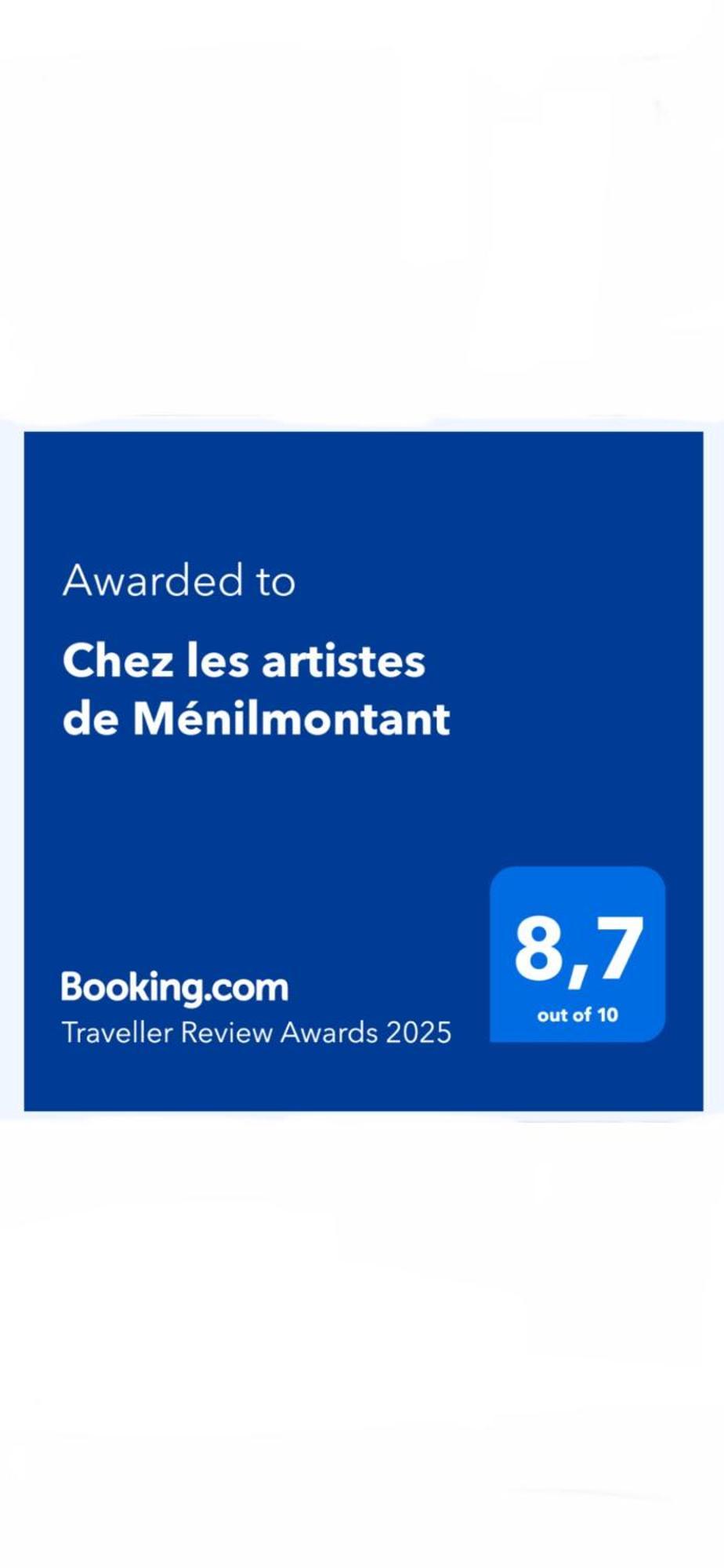 شقة Chez Les Artistes De Menilmontant باريس المظهر الخارجي الصورة